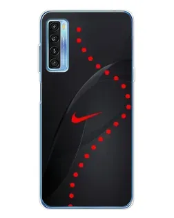 Чехол для TCL 20L Plus с картинкой «Абстрактный дизайн Nike»