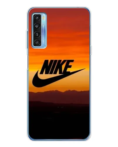 Чехол для TCL 20L Plus с картинкой «Nike — вечерний горизонт»