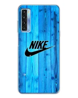 Чехол для TCL 20L Plus с картинкой «Голубое дерево Nike»