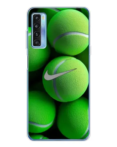 Чехол для TCL 20L Plus с картинкой «Теннисные мячи Найк»