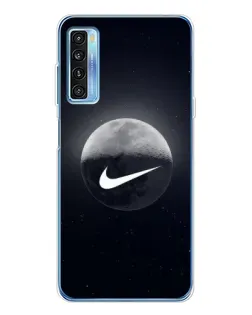 Чехол для TCL 20L Plus с картинкой «Nike в стиле граффити»
