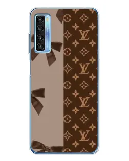 Чехол для TCL 20L Plus с картинкой «Louis Vuitton — банты»
