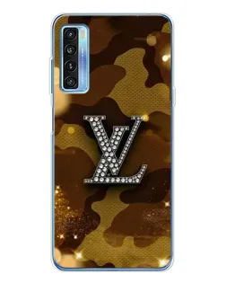 Чехол для TCL 20L Plus с картинкой «Камуфляжный Louis Vuitton»