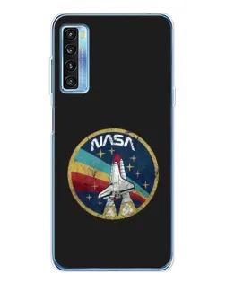 Чехол для TCL 20L Plus с картинкой «NASA — эмблема миссии»