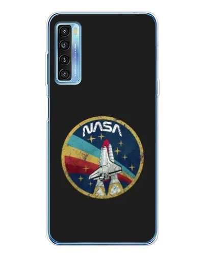 Чехол для TCL 20L Plus с картинкой «NASA — эмблема миссии»