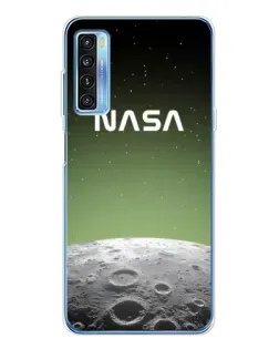 Чехол для TCL 20L Plus с картинкой «NASA — лунный градиент»