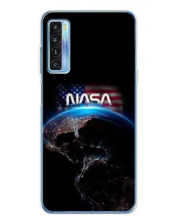 Чехол для TCL 20L Plus с картинкой «Земля из космоса NASA»