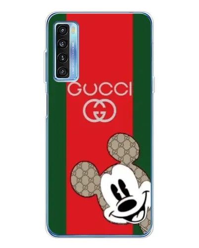 Чохол для TCL 20L Plus з картинкою «Gucci — смуги та Міккі»