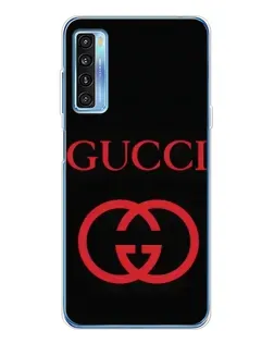 Чохол для TCL 20L Plus з картинкою «Gucci — червоний логотип»