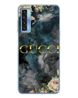 Чохол для TCL 20L Plus з картинкою «Абстрактні квіти Gucci»