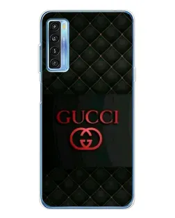Чохол для TCL 20L Plus з картинкою «Gucci — стьобаний чорний»
