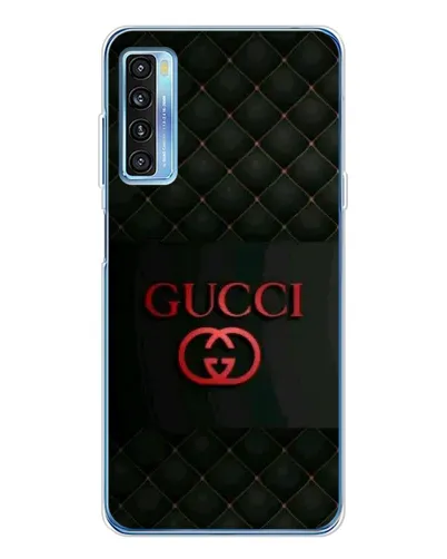 Чохол для TCL 20L Plus з картинкою «Gucci — стьобаний чорний»