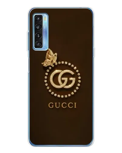 Чохол для TCL 20L Plus з картинкою «Gucci — золотий метелик»