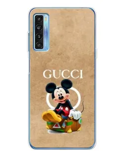 Чохол для TCL 20L Plus з картинкою «Міккі Маус Gucci — крафт»