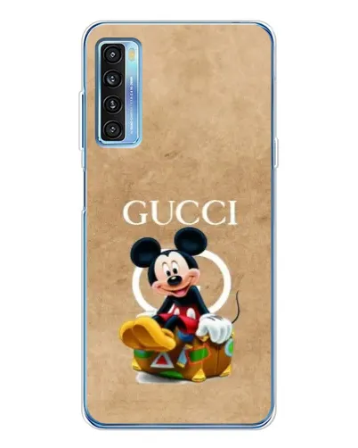 Чохол для TCL 20L Plus з картинкою «Міккі Маус Gucci — крафт»
