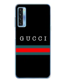 Чохол для TCL 20L Plus з картинкою «Gucci — червоний пояс»