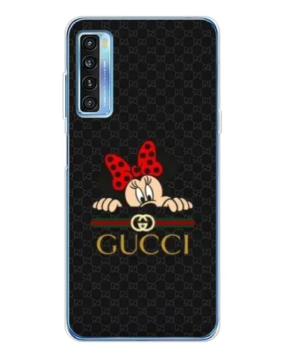 Чохол для TCL 20L Plus з картинкою «Мінні Маус Gucci — чорний»