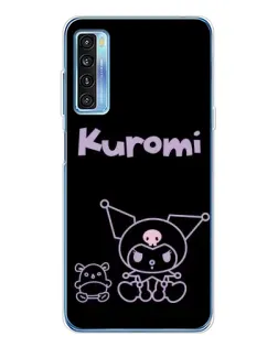Чохол для TCL 20L Plus з картинкою «Kuromi — чорний мінімалізм» Чохол для TCL 20L Plus з картинкою «Kuromi — чорний мінімалізм»