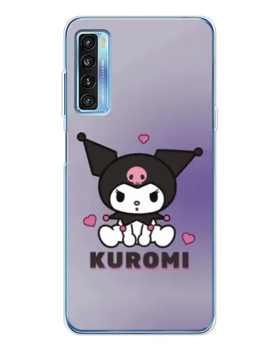 Чохол для TCL 20L Plus з картинкою «Kuromi — фіолетовий арт»