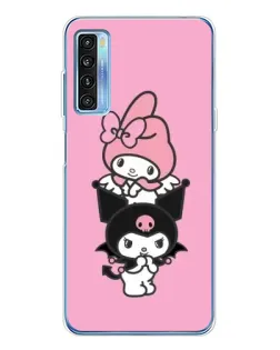 Чохол для TCL 20L Plus з картинкою «My Melody та Kuromi»