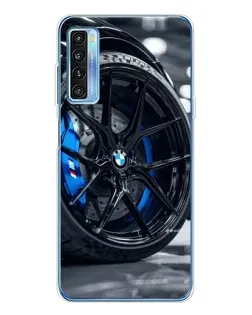 Чохол для TCL 20L Plus з картинкою «Колесо BMW зблизька»