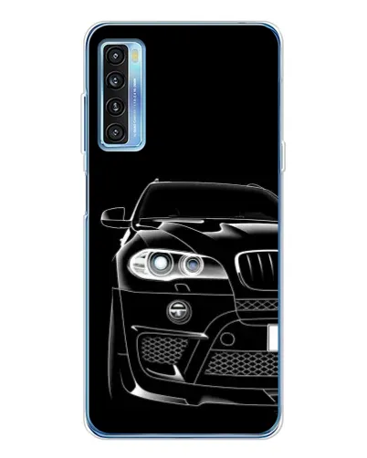 Чохол для TCL 20L Plus з картинкою «Темний силует BMW»