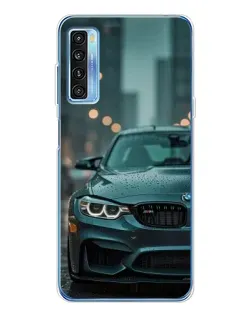 Чохол для TCL 20L Plus з картинкою «BMW у вогнях міста»