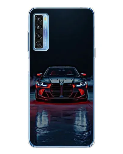 Чохол для TCL 20L Plus з картинкою «BMW на мокрій дорозі»