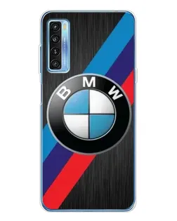 Чохол для TCL 20L Plus з картинкою «BMW M-stripes стиль»