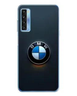 Чохол для TCL 20L Plus з картинкою «Логотип BMW — мінімалізм»