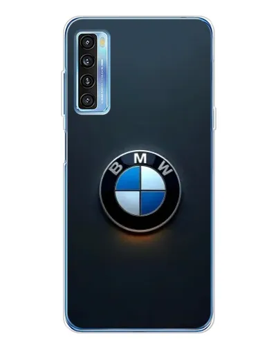 Чохол для TCL 20L Plus з картинкою «Логотип BMW — мінімалізм»