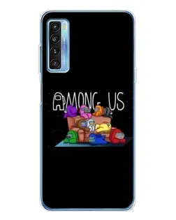 Чохол для TCL 20L Plus з картинкою «Логотип Among Us» Чохол для TCL 20L Plus з картинкою «Логотип Among Us»