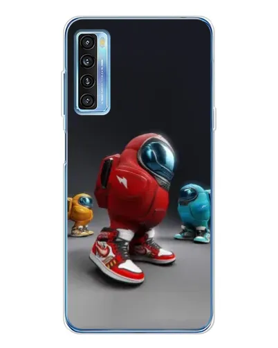 Чехол для TCL 20L Plus с картинкой «Among Us — 3D стиль»