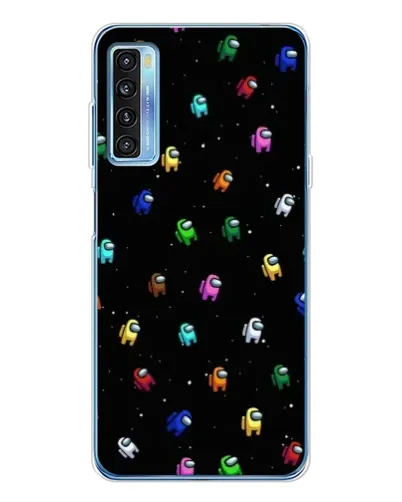 Чехол для TCL 20L Plus с картинкой «Экипаж Among Us»