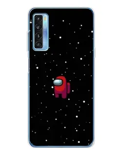Чехол для TCL 20L Plus с картинкой «Красный Among Us»