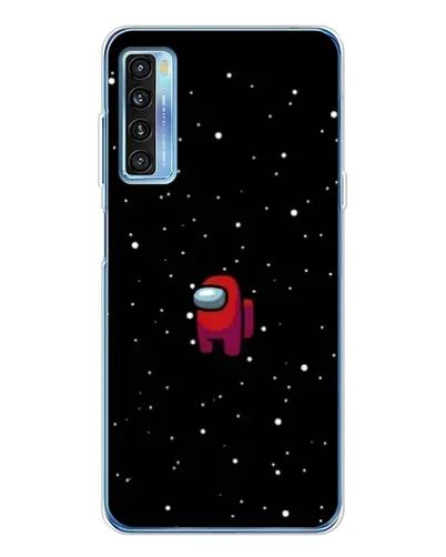Чехол для TCL 20L Plus с картинкой «Красный Among Us»