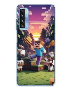 Чохол для TCL 20L Plus з картинкою «Стів на фермі» Чохол для TCL 20L Plus з картинкою «Стів на фермі»