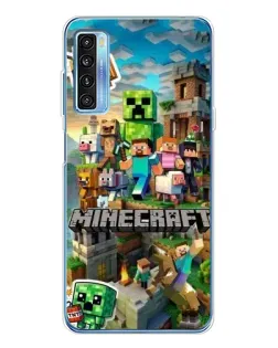 Чехол для TCL 20L Plus с картинкой «Замок Minecraft» Чехол для TCL 20L Plus с картинкой «Замок Minecraft»