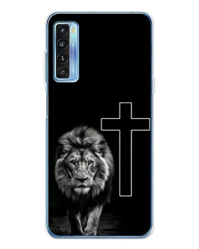 Чохол для TCL 20L Plus з картинкою «Лев та Хрест»