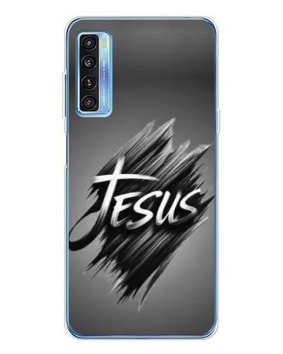 Чохол для TCL 20L Plus з картинкою «Напис Jesus Graffiti»
