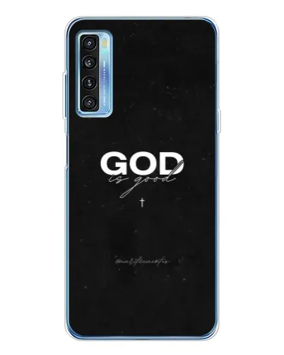 Чохол для TCL 20L Plus з картинкою «GOD — Бог над усім»