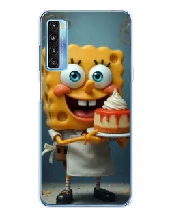 Чохол для TCL 20L Plus з картинкою «Кухар Спанч Боб»