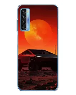 Чохол для TCL 20L Plus з картинкою «Cybertruck на Марсі»