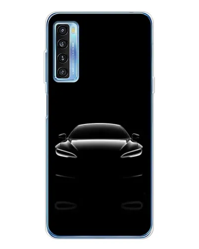 Чохол для TCL 20L Plus з картинкою «Силует Tesla Night» Чохол для TCL 20L Plus з картинкою «Силует Tesla Night»