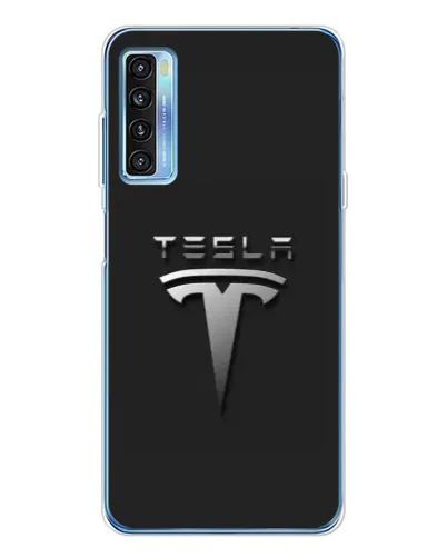 Чохол для TCL 20L Plus з картинкою «Сталевий логотип Tesla» Чохол для TCL 20L Plus з картинкою «Сталевий логотип Tesla»