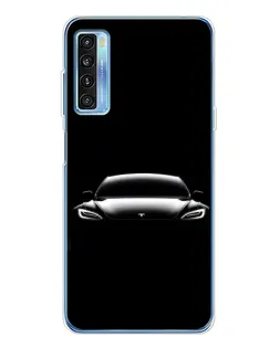 Чохол для TCL 20L Plus з картинкою «Фари Tesla Night»