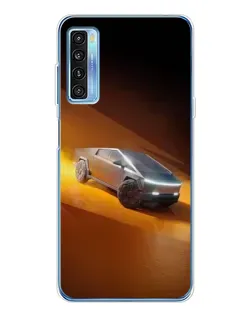 Чохол для TCL 20L Plus з картинкою «Cybertruck у пустелі»