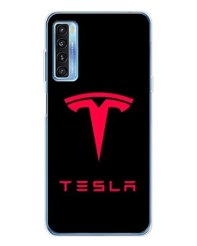 Чохол для TCL 20L Plus з картинкою «Tesla Red Logo» Чохол для TCL 20L Plus з картинкою «Tesla Red Logo»
