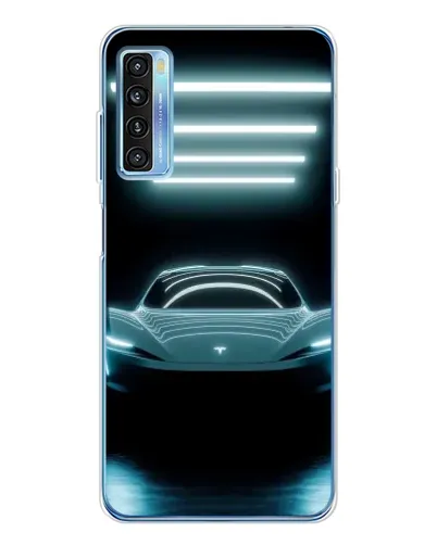 Чохол для TCL 20L Plus з картинкою «Tesla в неоні» Чохол для TCL 20L Plus з картинкою «Tesla в неоні»