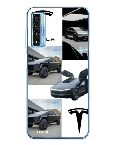 Чохол для TCL 20L Plus з картинкою «Колаж Cybertruck Tesla» Чохол для TCL 20L Plus з картинкою «Колаж Cybertruck Tesla»